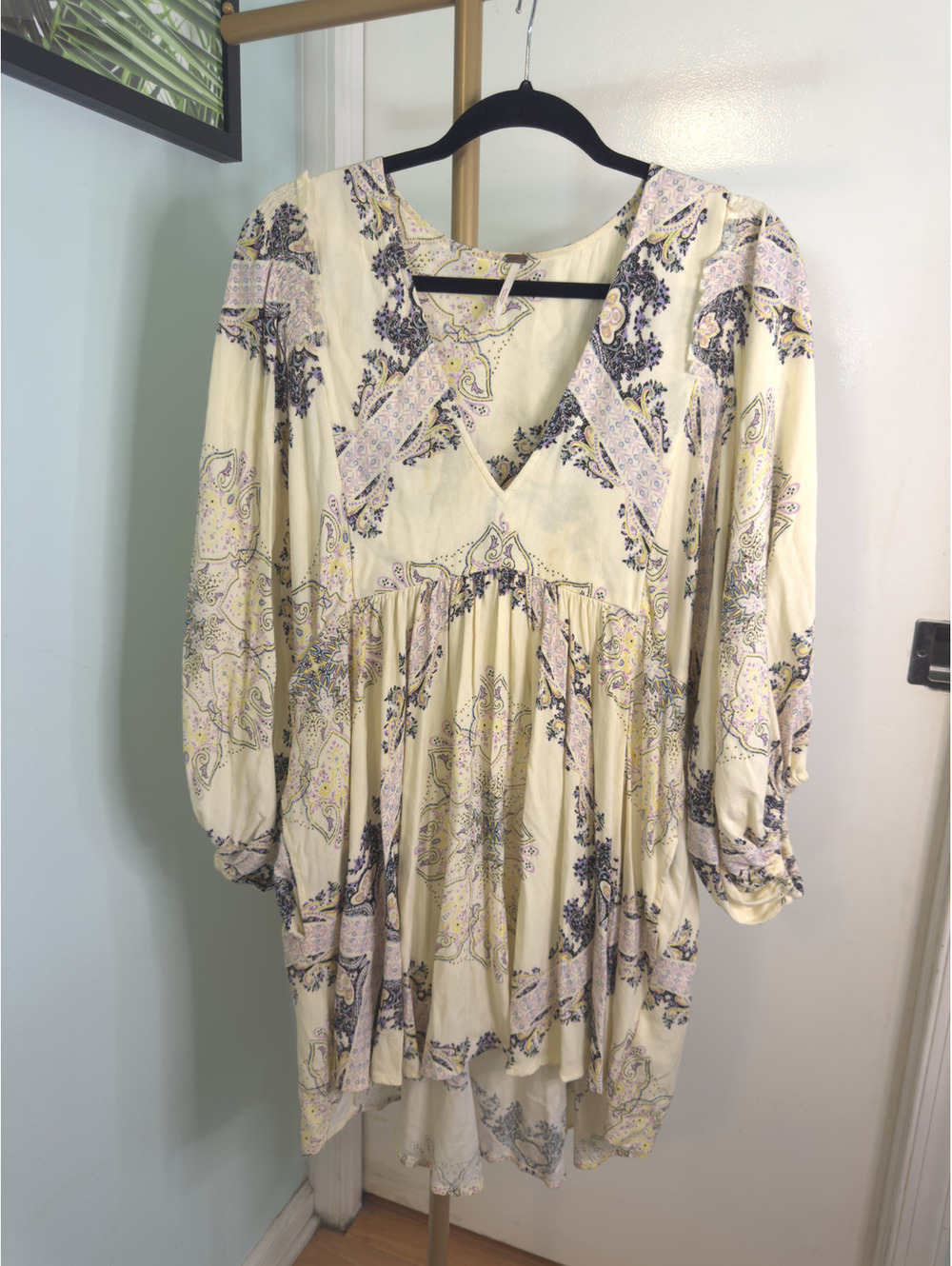 Free People Girl Talk Mini Dress Tunic Top